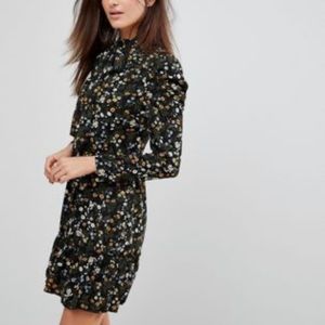 Parisian high neck floral dress, ASOS